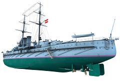 CK45-Full Ship-Port Stern-Looking Forward